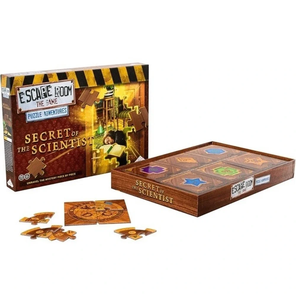 Escape Room the Game Secret of the Scientist Puzzle Adventures Identity SEALED.